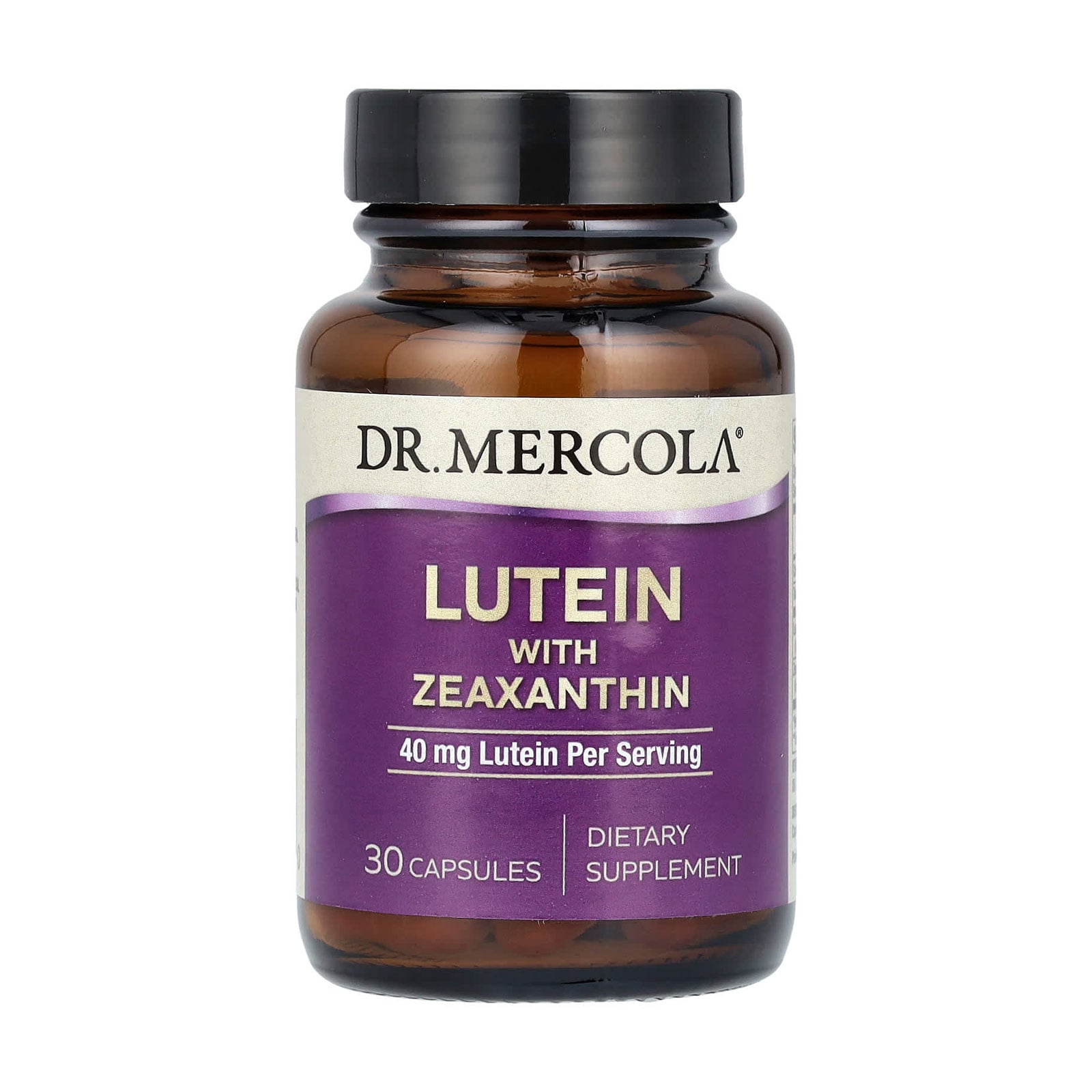 Лютеїн із зеаксантином Dr. Mercola Lutein with Zeaxanthin 40 мг, 30 капсул